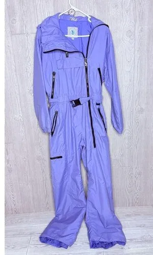 Vintage 1980s 90s Ski Suit One Piece Snowsuit Mountain Goat Snow Bibs retro 10 thumbnail 1