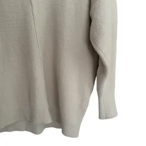 Aritzia Wilfred Merian Hush Knit V-Neck Sweater In Cream XS Classic Neutral thumbnail 8
