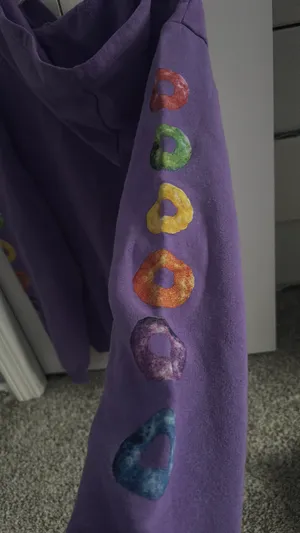 Kellogg's Purple Fruit Loop Sweatshirt Size M thumbnail 2