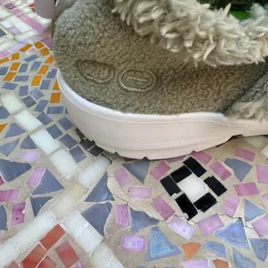 Oofos OOcoozie Womens Size 6 Shoe Slippers Comfort Fleece Recovery‎ Slip On New! thumbnail 3