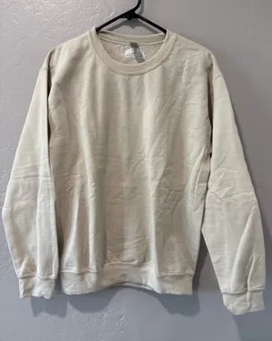 Joe’s USA Beige Pullover Sweatshirt Tan thumbnail 1