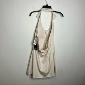 PacSun PAC 1980‎ whisper active putting mini dress skort ivory off white womens size XL thumbnail 7