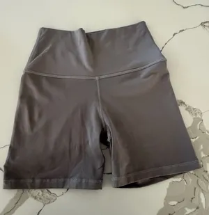 SET Active High-Rise Bike Shorts in Charcoal Gray thumbnail 1