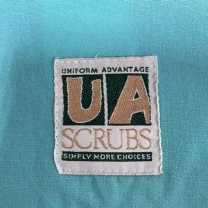 Uniform Advantage UA Scrubs V-Neck Solid Blue Scrub Top Shirt Size XS thumbnail 3