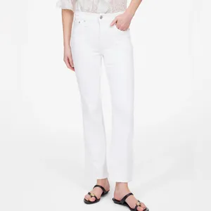 Madewell Mid-rise Kick Out Crop‎ Jeans White 33 thumbnail 6