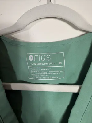 Figs Casma Three-Pocket Scrub Top Jade Green XL thumbnail 4