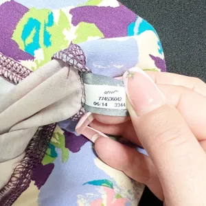 Aerie colorful floral cotton blend cropped comfy summer leggings thumbnail 10