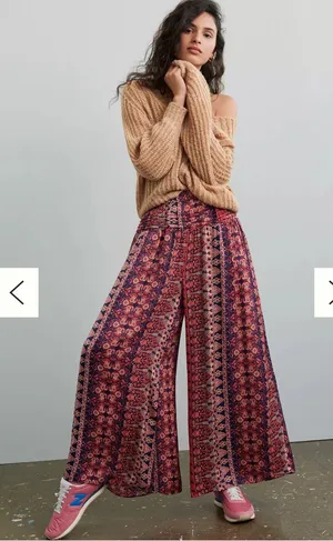 Anthropologie Aria Pleated Lounge Pants thumbnail 1