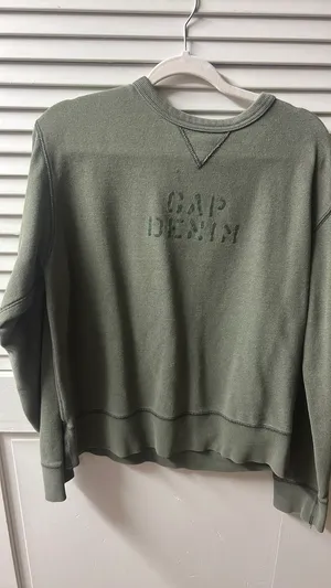 Gap denim sweatshirt thumbnail 1