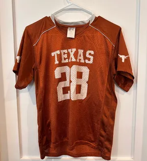 Russell Athletic University of Texas Russell Burnt Orange Football Jersey with White Accents thumbnail 1