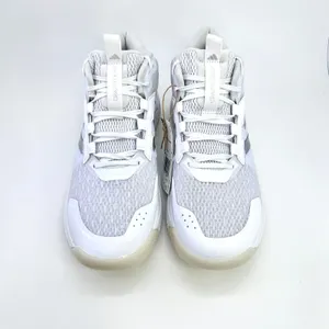 adidas Crazyflight 6 Mid Womens 8.5 Indoor Volleyball Shoes White Silver HP7030 thumbnail 3