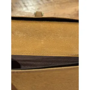 Authentic Gucci Vintage Tan Leather Clutch Wallet Jackie Clasp Italy‎ thumbnail 12