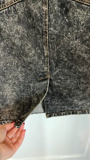 High Waisted Denim Midi Skirt Multiple Size 4 thumbnail 4
