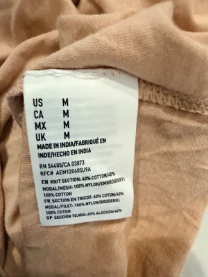 🤎 Tan American Eagle Embroidered Tank Top thumbnail 3