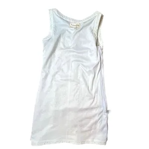 Francesca's Sleeveless Eyelet Lace White Lined Sheath‎ Dress SMALL Vanilla Girl thumbnail 8