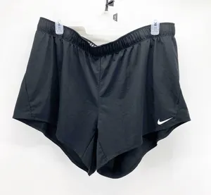 Nike Dri-Fit black draw string athleisure workout casual shorts thumbnail 1