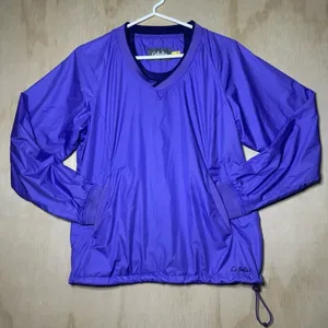 Cabelas Women's Medium‎ Purple Long Sleeve Nylon Windbreaker thumbnail 1