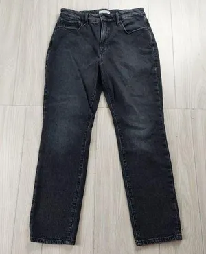 Good American Womens Jeans Size 6/28 Black High Rise Straight Leg Denim Trendy thumbnail 1