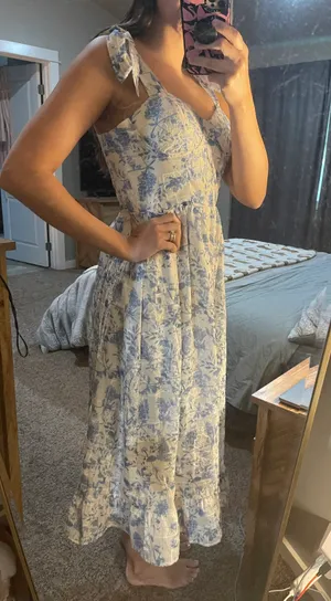 Blue & White Dress thumbnail 12