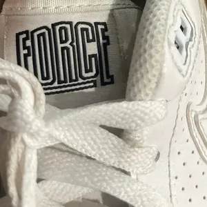 Nike Son of Force Sneakers Shoes Triple White SZ Women 7 Kids 5.5 Athletic thumbnail 4