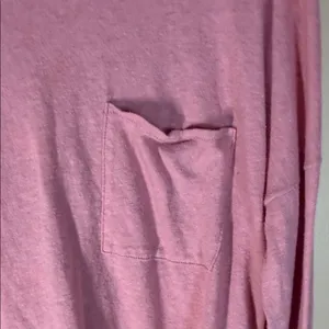 Abercrombie & Fitch Pink Crewneck T-Shirt thumbnail 3