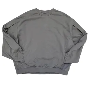Popflex Brunch Sweatshirt Sweater Womens 1X -‎ 3X Grey Oversized Fleece Pullover thumbnail 4