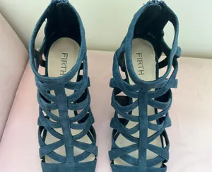 Firth Gladiator Heels Blue Size 7 thumbnail 2