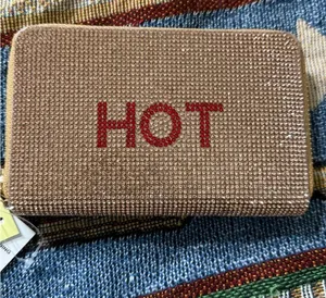 Tems Glittering Gold Evening Clutch thumbnail 1