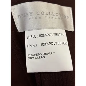 Dessy Collection Vivian Diamond‎ Espr. Brown Bridesmaid Gown Dress 1D22 Size 12 thumbnail 6