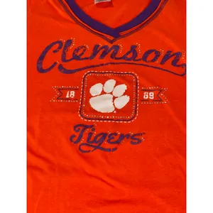Creative Apparel NCAA Teamwear Clemson Tigers Top Women Size L thumbnail 3