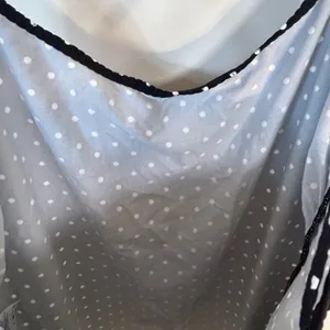 Lands End Black White Polka Dot Tankini Swim Top Size 16 Adjustable Straps thumbnail 4