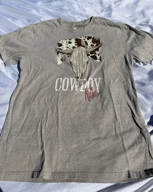 Cowboy killer tshirt Gray Size L thumbnail 1