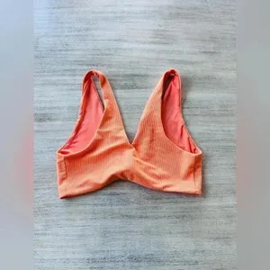 Free People Beach Riot Dallas Ribbed Bikini Top Size Medium NWOT $88 thumbnail 5