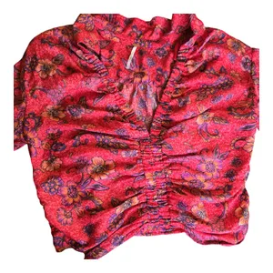 Free People I Got You Printed Blouse Size: S thumbnail 3