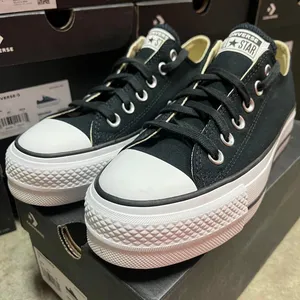 Converse Women's Black Trainers thumbnail 1