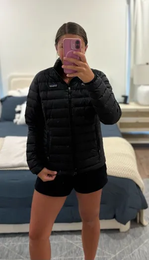 Patagonia Women's Black Down Jacket Size Small thumbnail 1