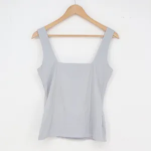 Intimately Free People Tank Top Womens M Square Neck Light Blue Stretch thumbnail 4