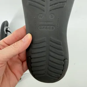 Crocs Sexi Flip Sandal Slip On Black Women 9 Slingback Thong Casual Barefoot thumbnail 9