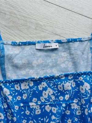 Loemes Dress, Summer Cute Floral Flowy Knee Length Sundressses Beach Size S thumbnail 5