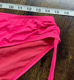 Title Nine pink bikini bottom ties on sides Size M thumbnail 4