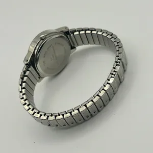 Accutime Silver-tone Crystal Bezel Women’s Watch Working New Battery thumbnail 5