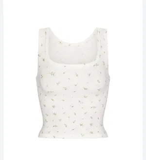 Skims cotton rib limited edition floral tank thumbnail 2