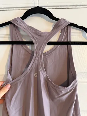 Light Purple Lululemon Racerback Full Length Tank‎ Top Size 10 thumbnail 4