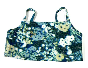Offline by Aerie | 3D Floral Goals Stretch Medium Support Bikini Top NWT Size L thumbnail 1