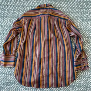We The Free Tunic Shirt Womens XS Multicolor Striped Collared Snap Button Top thumbnail 8