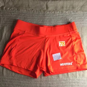 Bin 28 #78 New HOOTERS Girl Uniform Shorts With Missing Stitching Size A-XS thumbnail 1