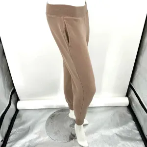 Aritzia Tna Cozy Fleece Boyfriend Cuffed‎ Sweatpants Joggers Tan Taupe Size 2XS thumbnail 4