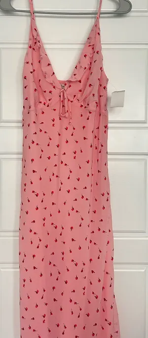 No Boundaries Pink Maxi Dress thumbnail 1