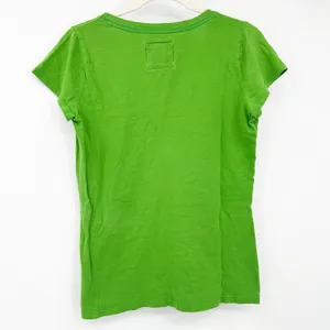 Abercrombie & Fitch A&F Womens Y2K Preppy Cotton V-Neck Short‎ Sleeve Tee Size L thumbnail 5