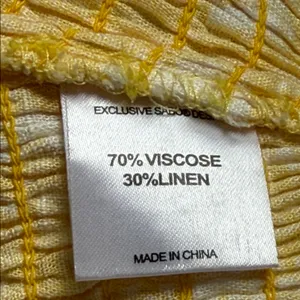 Sabo Skirt Light Yellow Ruffled Blouse thumbnail 9